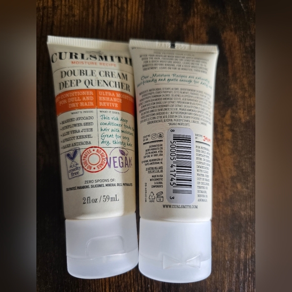 NEW! Curlsmith, Double Cream Deep Quencher - 2fl oz/59ml - BUNDLE of 2! - Picture 8 of 8